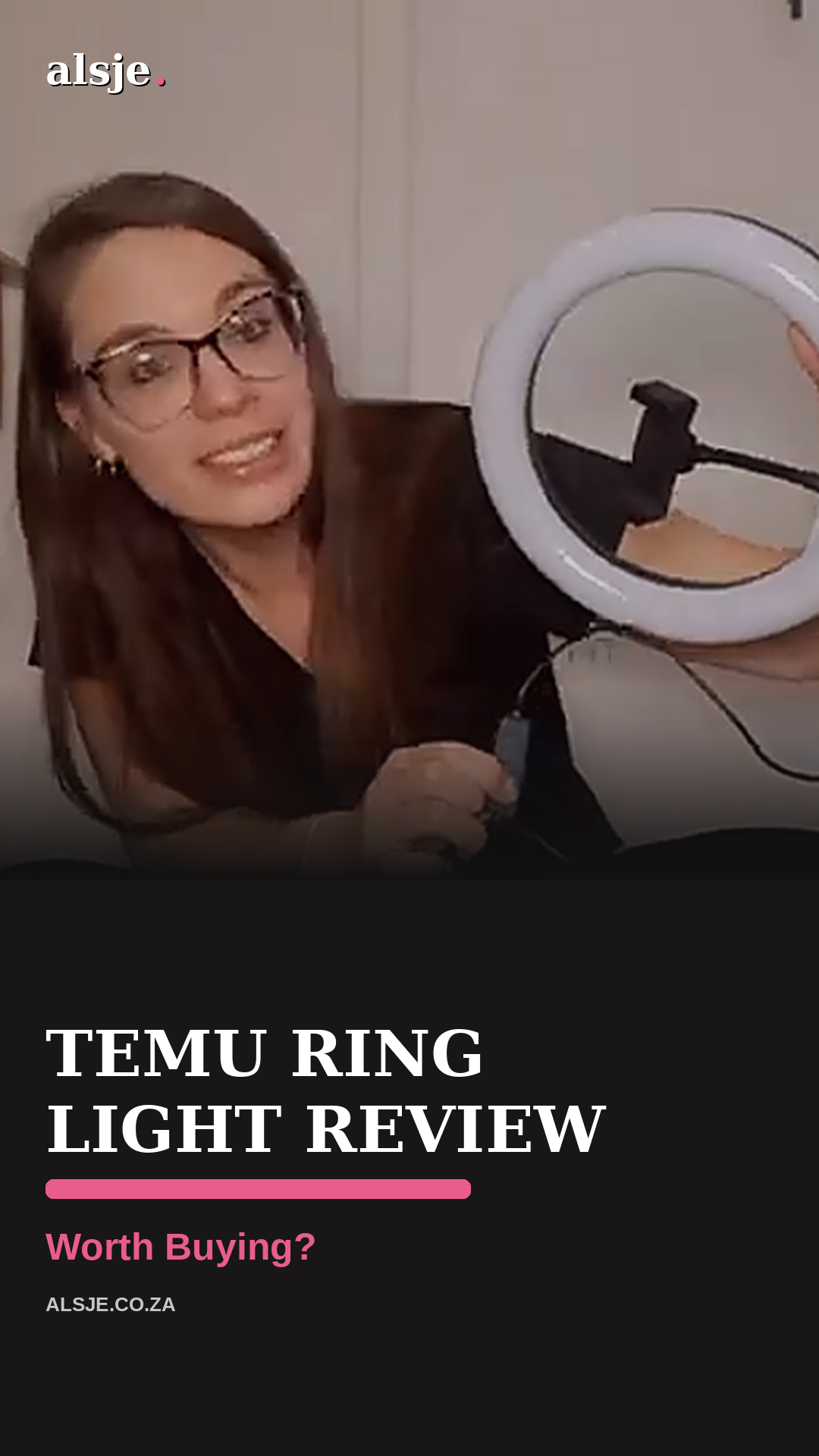 Temu Desk Ring Light Review 2026 | Is It Worth It?