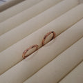 Classic Rose Gold Hoop Earrings