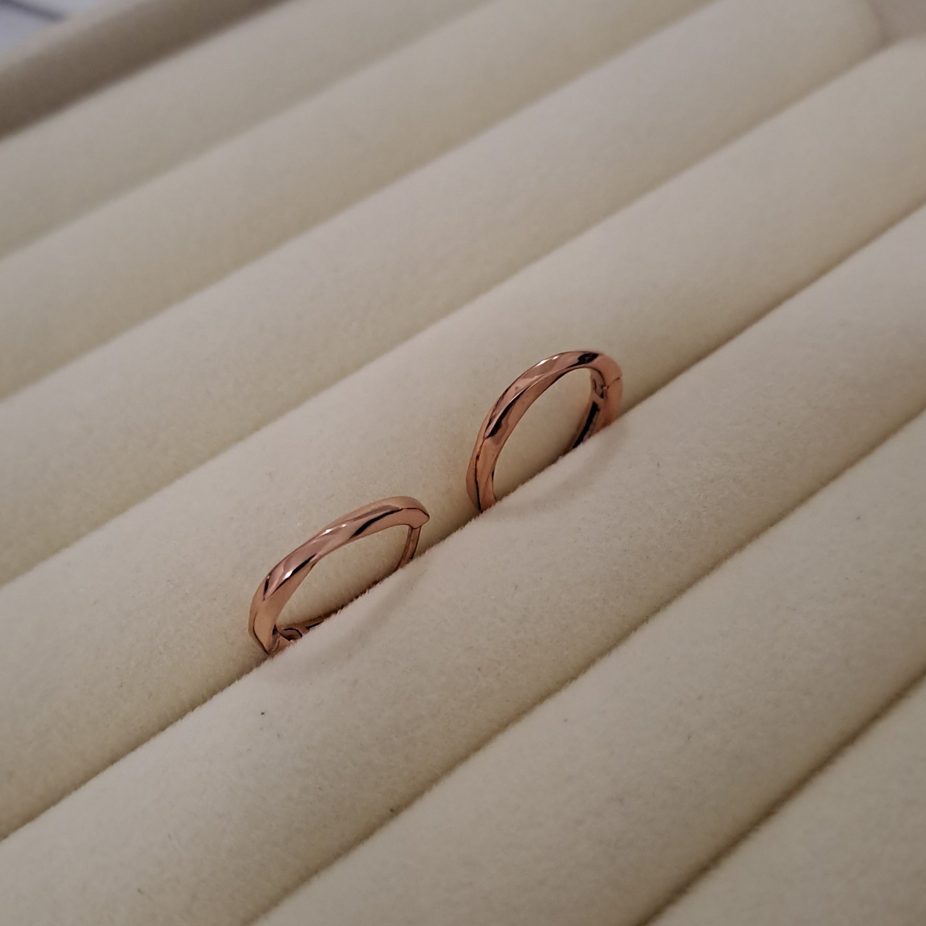 Classic Rose Gold Hoop Earrings