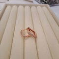 Rose Gold Hoop Earrings