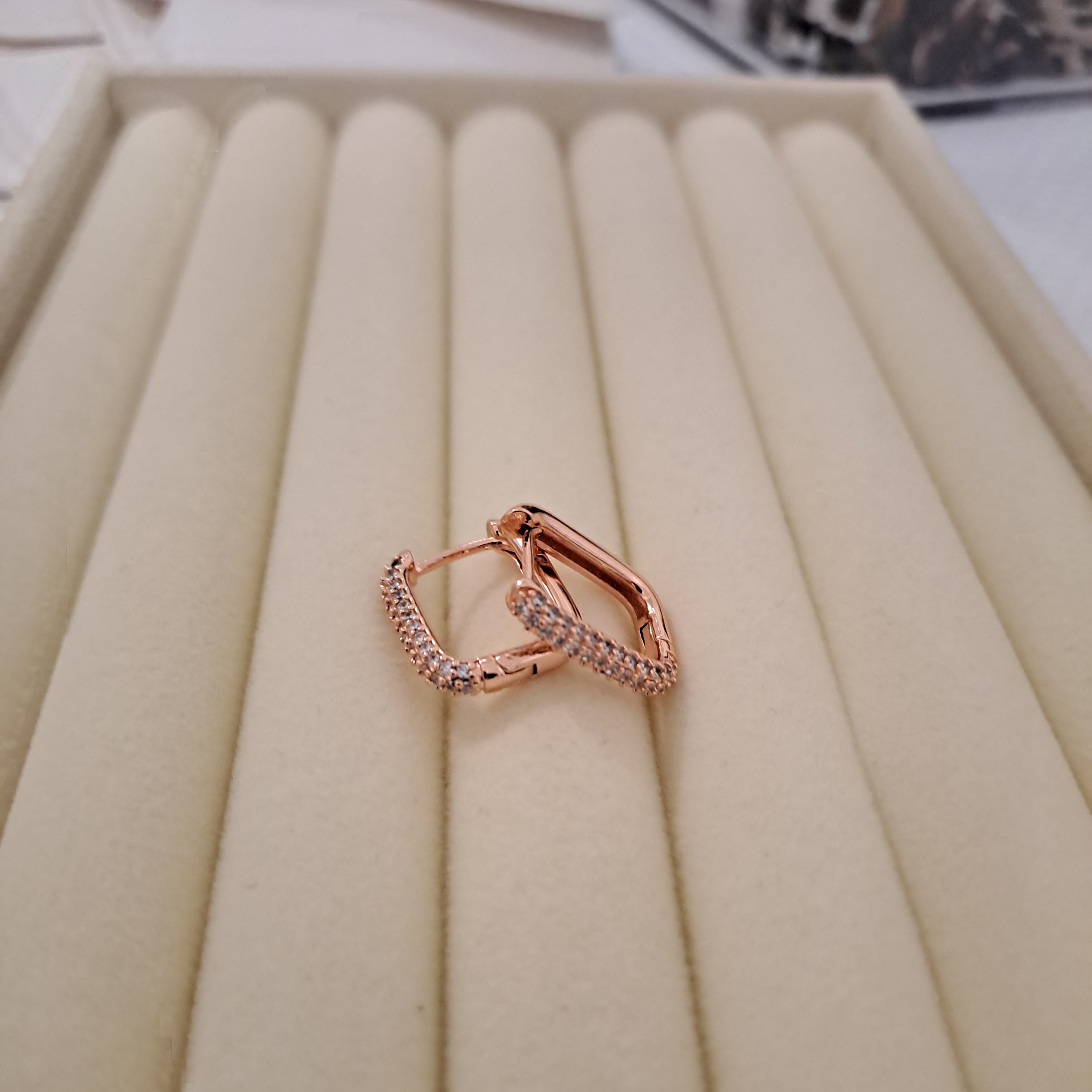 Rose Gold Hoop Earrings