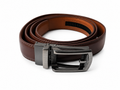 Men's Automatic Ratchet Saddle Tan Belt with Gunmetal Buckle