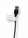 Self-Adhesive Cable Management Clips (Pack of 5) – White